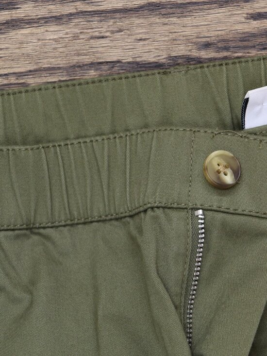 Denim & Co. Green Denim Co Regular Easywear Twill Slim Straight Ankle Sz XL